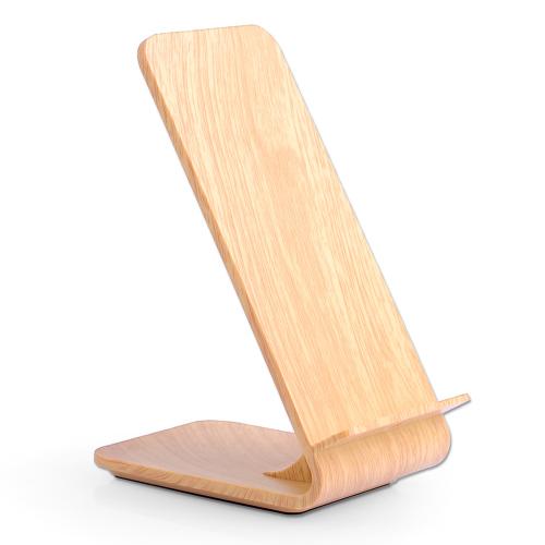 High quality universal wood stand wireless charger pad for mobile phone cell phone